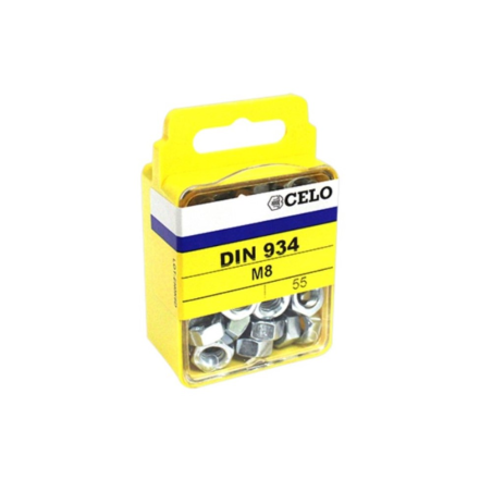 Écrou en acier hexagonal DIN 934 - CELO