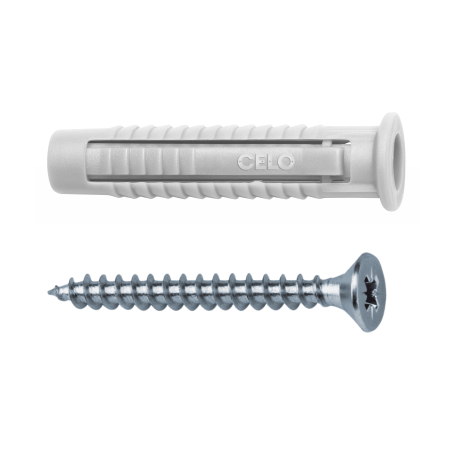 Cheville en nylon FX avec vis