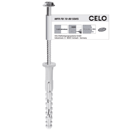 Cheville multi-matériaux MFR FB SSKS de CELO